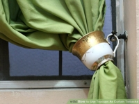 wikiHow Teacup Curtain Tieback